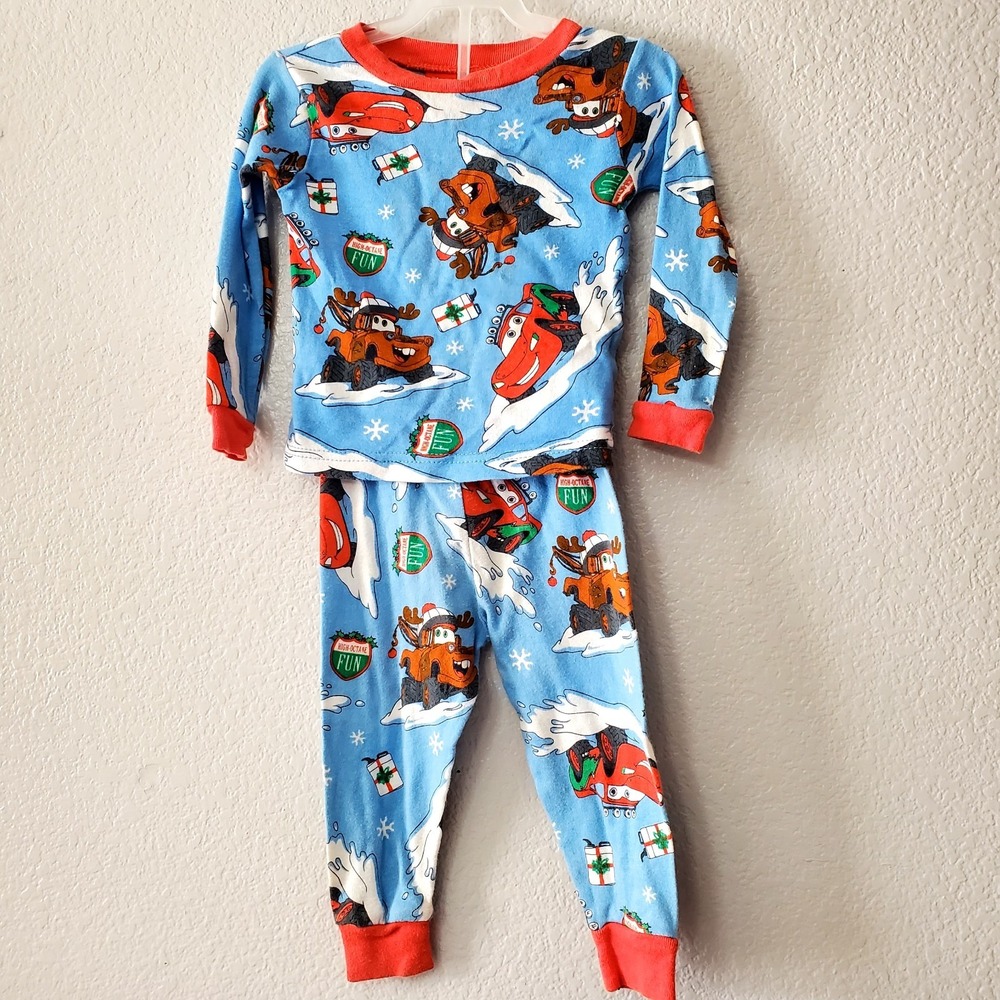 Rare ● Disney Cars ● Mator's Christmas ● Two PC Pajama Set ● Size 2T